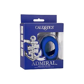 Admiral Cock Ball Dual Ring - Blauw