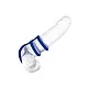 Admiral Triple Cock Cage - Blauw van het merk Admiral - Cockringen - online bestellen bij Masculum.nl. De discrete online seks-toys en erotisch heren ondergoed winkel voor gay & hetero mannen.