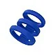 Admiral Triple Cock Cage - Blauw van het merk Admiral - Cockringen - online bestellen bij Masculum.nl. De discrete online seks-toys en erotisch heren ondergoed winkel voor gay & hetero mannen.