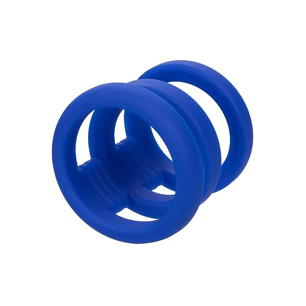 Admiral Triple Cock Cage - Blauw van het merk Admiral - Cockringen - online bestellen bij Masculum.nl. De discrete online seks-toys en erotisch heren ondergoed winkel voor gay & hetero mannen.