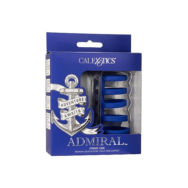 Admiral Xtreme Cage  - Blauw van het merk Admiral - Cockringen - online bestellen bij Masculum.nl. De discrete online seks-toys en erotisch heren ondergoed winkel voor gay & hetero mannen.