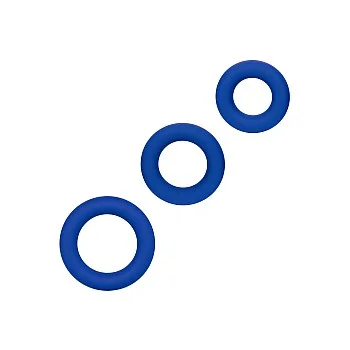 Admiral Cock Ring Set - Blauw