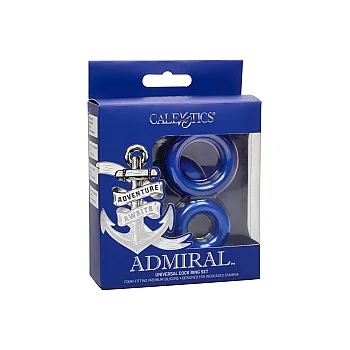 Admiral Cock Ring Set - Blauw