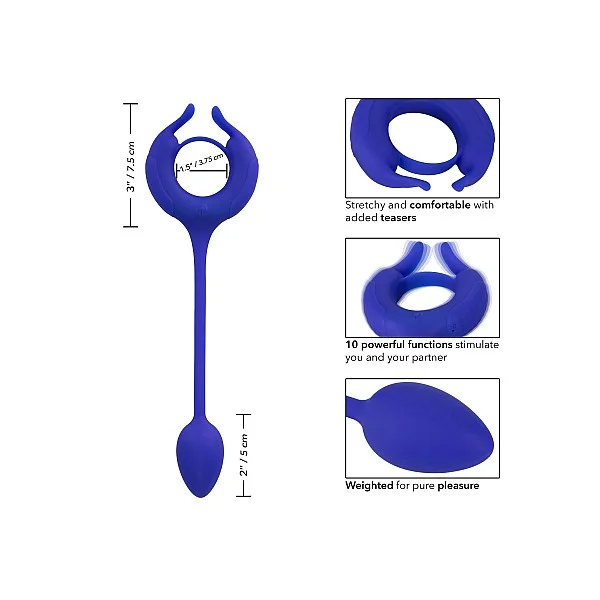 Admiral Weighted Cock Ring - Blauw van het merk Admiral - Cockringen - online kopen bij Masculum.nl. De discrete online seks-toys en erotisch heren ondergoed winkel voor gay & hetero mannen.