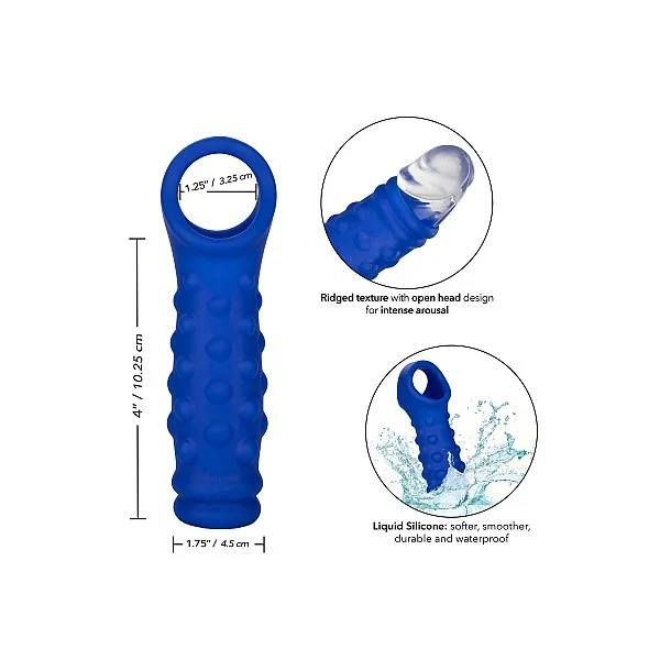 Admiral Beaded Extension - Blauw van het merk Admiral - Penis Sleeves - online bestellen bij Masculum.nl. De discrete online seks-toys en erotisch heren ondergoed winkel voor gay & hetero mannen.