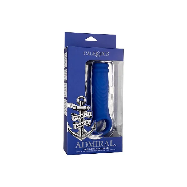 Admiral Wave Extension - Blauw van het merk Admiral - Penis Sleeves - online bestellen bij Masculum.nl. De discrete online seks-toys en erotisch heren ondergoed winkel voor gay & hetero mannen.