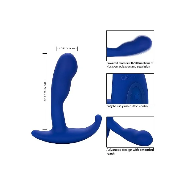 Admiral Advanced Curved Probe - Blauw van het merk Admiral - Anaal Dildo's - online kopen bij Masculum.nl. De discrete online seks-toys en erotisch heren ondergoed winkel voor gay & hetero mannen.