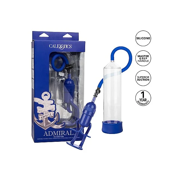Admiral Sta-Hard Pump - Blauw van het merk Admiral - Penispompen - online bestellen bij Masculum.nl. De discrete online seks-toys en erotisch heren ondergoed winkel voor gay & hetero mannen.