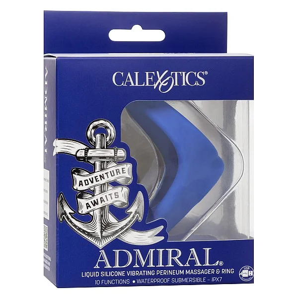 Admiral Perineum Massager - Blauw van het merk Admiral - Vibrerende Cockringen - online kopen bij Masculum.nl. De discrete online seks-toys en erotisch heren ondergoed winkel voor gay & hetero mannen.