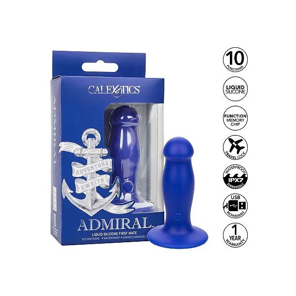 Admiral First Mate - Blauw van het merk Admiral - Buttplugs - online kopen bij Masculum.nl. De discrete online seks-toys en erotisch heren ondergoed winkel voor gay & hetero mannen.