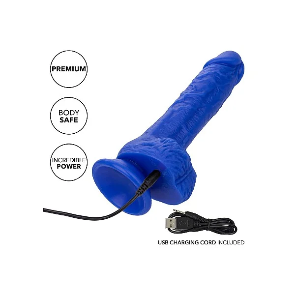 CalExotics Admiral 7” Vibrating Sailor - Blauw van het merk Admiral - Realistische Vibrators - online bestellen bij Masculum.nl. De discrete online seks-toys en erotisch heren ondergoed winkel voor gay & hetero mannen.