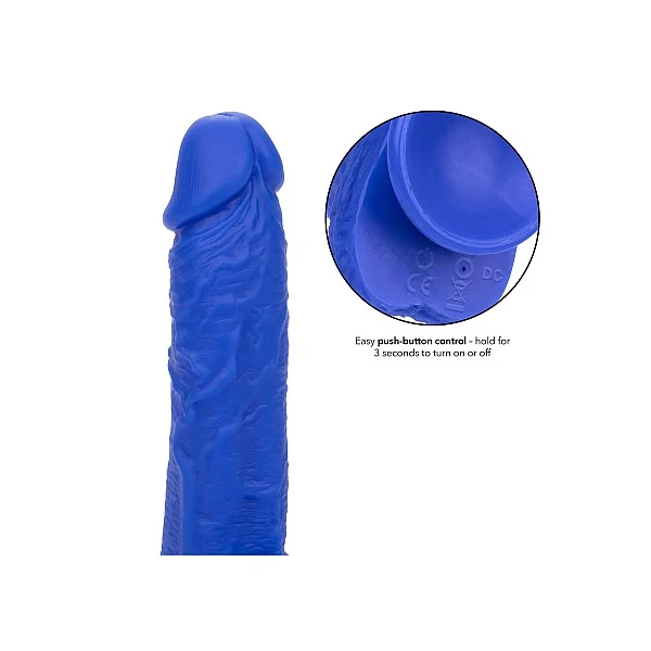 CalExotics Admiral 7” Vibrating Sailor - Blauw van het merk Admiral - Realistische Vibrators - online bestellen bij Masculum.nl. De discrete online seks-toys en erotisch heren ondergoed winkel voor gay & hetero mannen.