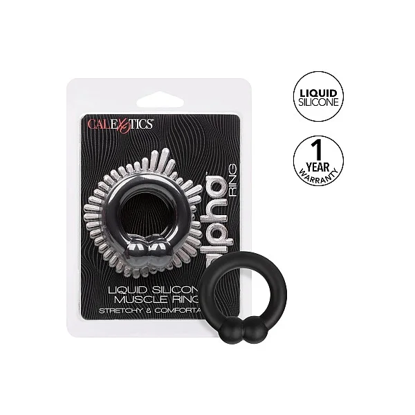 Alpha Muscle Ring - Zwart van het merk Alpha - Cockringen - online kopen bij Masculum.nl. De discrete online seks-toys en erotisch heren ondergoed winkel voor gay & hetero mannen.