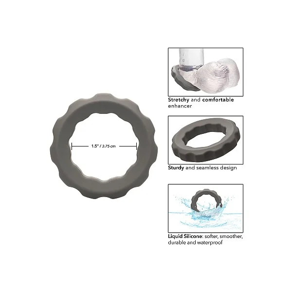 Alpha Erect Ring - Grijs van het merk Alpha - Cockringen - online bestellen bij Masculum.nl. De discrete online seks-toys en erotisch heren ondergoed winkel voor gay & hetero mannen.
