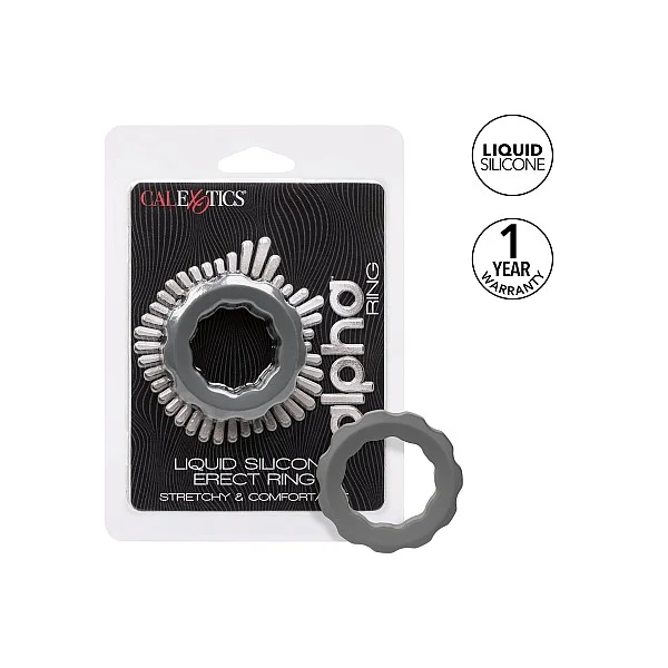 Alpha Erect Ring - Grijs van het merk Alpha - Cockringen - online bestellen bij Masculum.nl. De discrete online seks-toys en erotisch heren ondergoed winkel voor gay & hetero mannen.