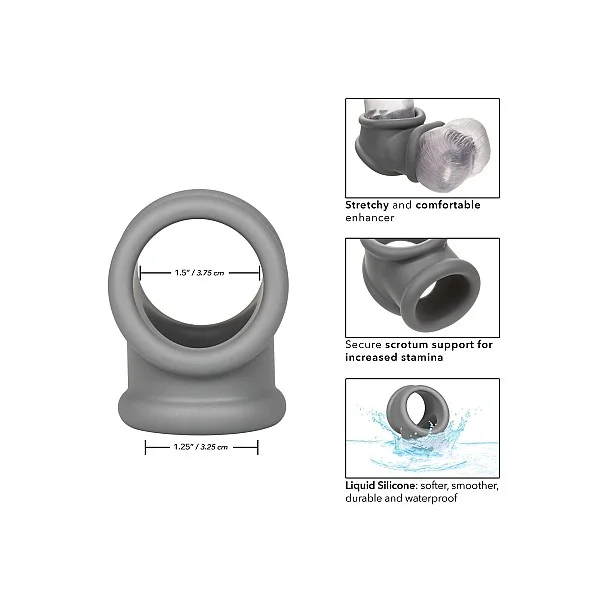 Alpha Precision Ring - Grijs van het merk Alpha - Cockringen - online bestellen bij Masculum.nl. De discrete online seks-toys en erotisch heren ondergoed winkel voor gay & hetero mannen.