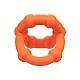 Alpha All Star Ring - Oranje van het merk Alpha - Cockringen - online bestellen bij Masculum.nl. De discrete online seks-toys en erotisch heren ondergoed winkel voor gay & hetero mannen.