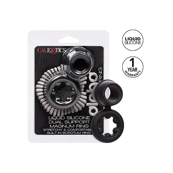 Alpha Dual Magnum Ring - Zwart van het merk Alpha - Cockringen - online kopen bij Masculum.nl. De discrete online seks-toys en erotisch heren ondergoed winkel voor gay & hetero mannen.