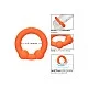 Alpha Dual Ball Ring - Oranje van het merk Alpha - Cockringen - online bestellen bij Masculum.nl. De discrete online seks-toys en erotisch heren ondergoed winkel voor gay & hetero mannen.
