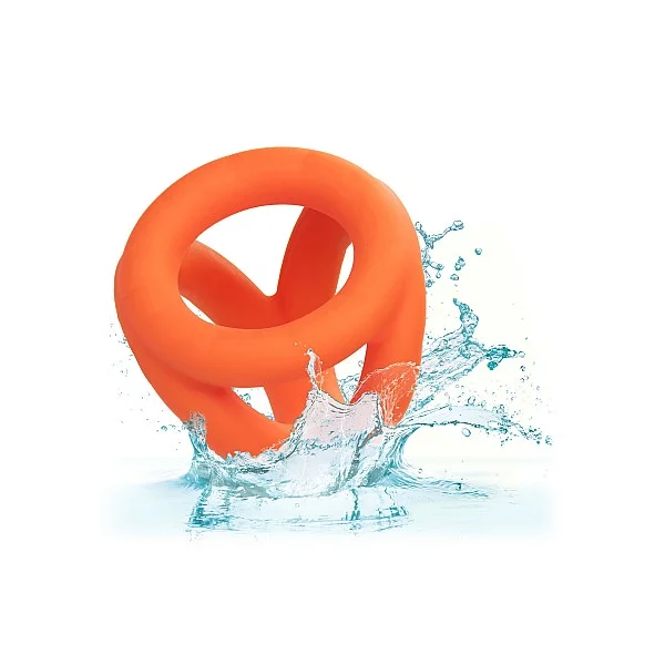 Alpha Tri-Ring - Oranje van het merk Alpha - Cockringen - online bestellen bij Masculum.nl. De discrete online seks-toys en erotisch heren ondergoed winkel voor gay & hetero mannen.