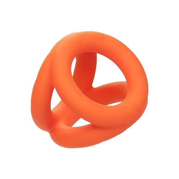 Alpha Tri-Ring - Oranje van het merk Alpha - Cockringen - online bestellen bij Masculum.nl. De discrete online seks-toys en erotisch heren ondergoed winkel voor gay & hetero mannen.