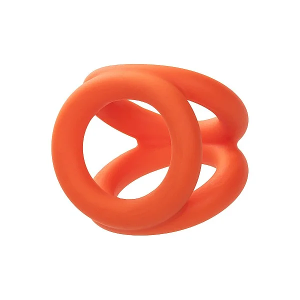 Alpha Tri-Ring - Oranje van het merk Alpha - Cockringen - online bestellen bij Masculum.nl. De discrete online seks-toys en erotisch heren ondergoed winkel voor gay & hetero mannen.