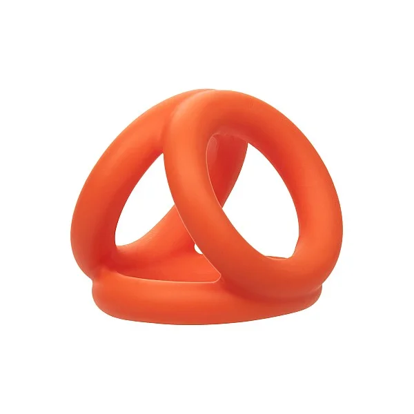 Alpha Tri-Ring - Oranje van het merk Alpha - Cockringen - online bestellen bij Masculum.nl. De discrete online seks-toys en erotisch heren ondergoed winkel voor gay & hetero mannen.