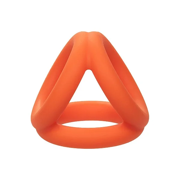 Alpha Tri-Ring - Oranje van het merk Alpha - Cockringen - online bestellen bij Masculum.nl. De discrete online seks-toys en erotisch heren ondergoed winkel voor gay & hetero mannen.