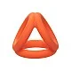 Alpha Tri-Ring - Oranje van het merk Alpha - Cockringen - online bestellen bij Masculum.nl. De discrete online seks-toys en erotisch heren ondergoed winkel voor gay & hetero mannen.