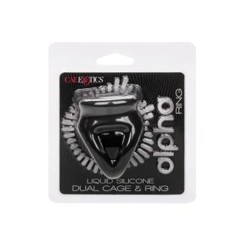 Alpha Dual Cage Ring - Zwart