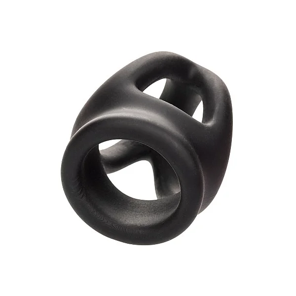 Alpha Dual Cage Ring - Zwart van het merk Alpha - Cockringen - online kopen bij Masculum.nl. De discrete online seks-toys en erotisch heren ondergoed winkel voor gay & hetero mannen.