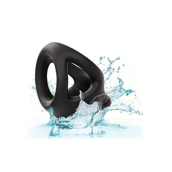 Alpha Dual Cage Ring - Zwart van het merk Alpha - Cockringen - online kopen bij Masculum.nl. De discrete online seks-toys en erotisch heren ondergoed winkel voor gay & hetero mannen.