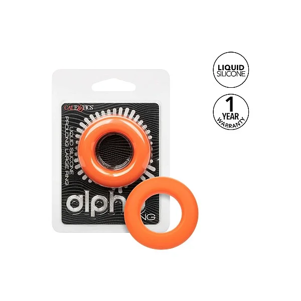 Alpha Prolong Large Ring - Oranje van het merk Alpha - Cockringen - online bestellen bij Masculum.nl. De discrete online seks-toys en erotisch heren ondergoed winkel voor gay & hetero mannen.