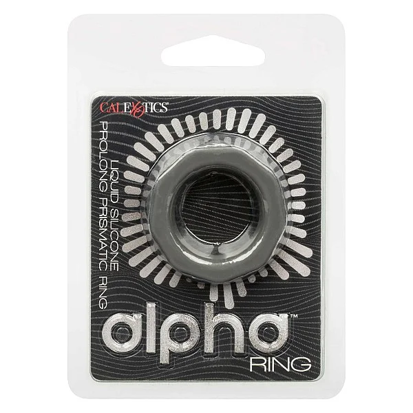 Alpha Prolong Prismatic Ring - Grijs van het merk Alpha - Cockringen - online bestellen bij Masculum.nl. De discrete online seks-toys en erotisch heren ondergoed winkel voor gay & hetero mannen.