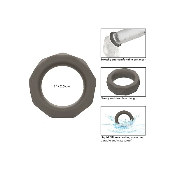Alpha Prolong Prismatic Ring - Grijs van het merk Alpha - Cockringen - online bestellen bij Masculum.nl. De discrete online seks-toys en erotisch heren ondergoed winkel voor gay & hetero mannen.