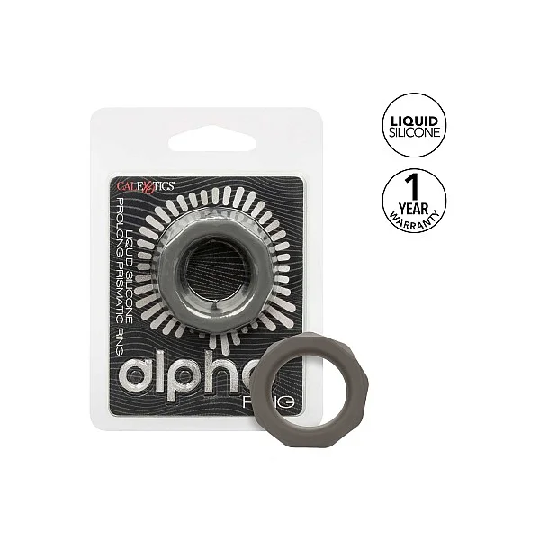 Alpha Prolong Prismatic Ring - Grijs van het merk Alpha - Cockringen - online bestellen bij Masculum.nl. De discrete online seks-toys en erotisch heren ondergoed winkel voor gay & hetero mannen.