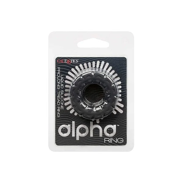 Alpha Prolong Tread Ring - Zwart van het merk Alpha - Cockringen - online kopen bij Masculum.nl. De discrete online seks-toys en erotisch heren ondergoed winkel voor gay & hetero mannen.