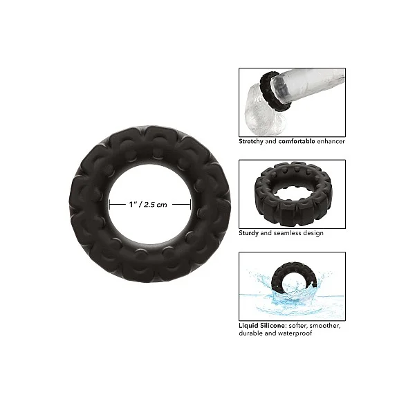 Alpha Prolong Tread Ring - Zwart van het merk Alpha - Cockringen - online kopen bij Masculum.nl. De discrete online seks-toys en erotisch heren ondergoed winkel voor gay & hetero mannen.