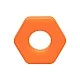 Alpha Prolong Sexagon Ring - Oranje van het merk Alpha - Cockringen - online bestellen bij Masculum.nl. De discrete online seks-toys en erotisch heren ondergoed winkel voor gay & hetero mannen.