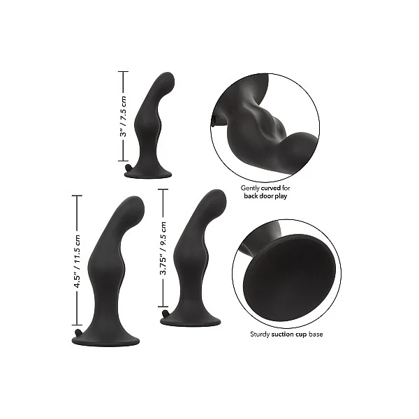 Anal Ripple Kit - Zwart van het merk Anal - Buttplug Sets - online kopen bij Masculum.nl. De discrete online seks-toys en erotisch heren ondergoed winkel voor gay & hetero mannen.