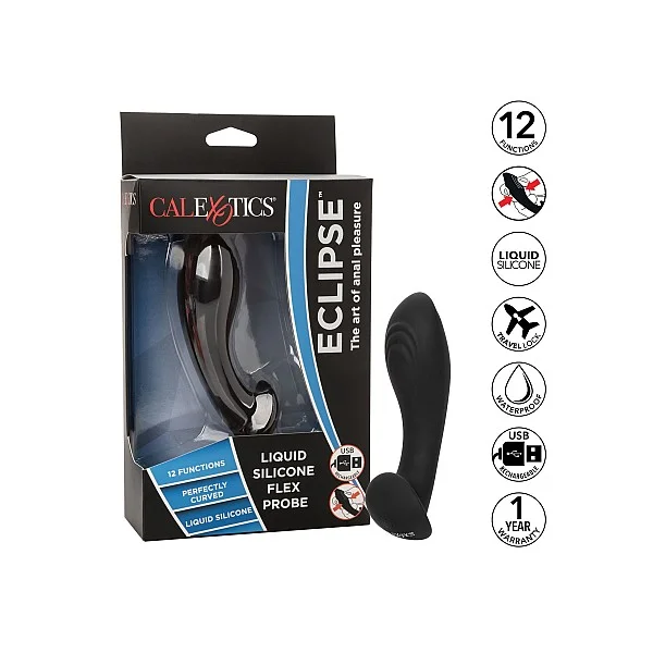 Liquid Silicone Flex Probe - Zwart van het merk Eclipse - Anaal Dildo's - online kopen bij Masculum.nl. De discrete online seks-toys en erotisch heren ondergoed winkel voor gay & hetero mannen.
