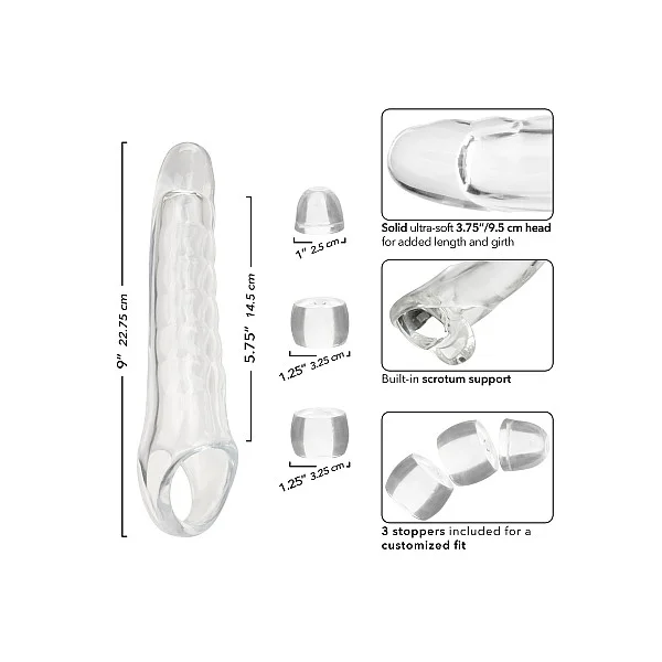Performance Maxx Clear Extension Kit - Transparant van het merk Performance Maxx - Penis Sleeves - online kopen bij Masculum.nl. De discrete online seks-toys en erotisch heren ondergoed winkel voor gay & hetero mannen.