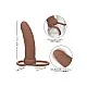 Performance Maxx Rechargeable Thick Dual Penetrator - Bruine huidskleur van het merk Performance Maxx - Penis Sleeves - online kopen bij Masculum.nl. De discrete online seks-toys en erotisch heren ondergoed winkel voor gay & hetero mannen.