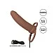 Performance Maxx Rechargeable Thick Dual Penetrator - Bruine huidskleur van het merk Performance Maxx - Penis Sleeves - online kopen bij Masculum.nl. De discrete online seks-toys en erotisch heren ondergoed winkel voor gay & hetero mannen.
