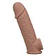 Life-Like Extension 7 Inch - Bruine huidskleur van het merk Performance Maxx - Penis Sleeves - online bestellen bij Masculum.nl. De discrete online seks-toys en erotisch heren ondergoed winkel voor gay & hetero mannen.