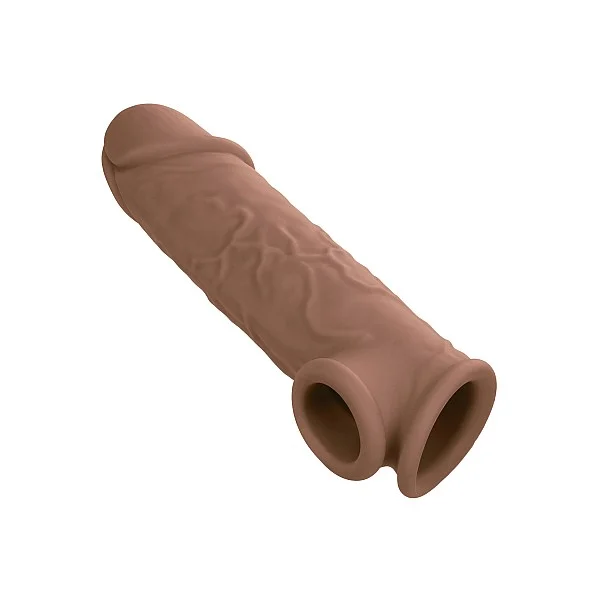 Life-Like Extension 7 Inch - Bruine huidskleur van het merk Performance Maxx - Penis Sleeves - online bestellen bij Masculum.nl. De discrete online seks-toys en erotisch heren ondergoed winkel voor gay & hetero mannen.