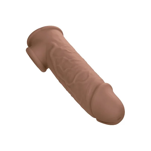 Life-Like Extension 7 Inch - Bruine huidskleur van het merk Performance Maxx - Penis Sleeves - online bestellen bij Masculum.nl. De discrete online seks-toys en erotisch heren ondergoed winkel voor gay & hetero mannen.