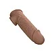 Life-Like Extension 7 Inch - Bruine huidskleur van het merk Performance Maxx - Penis Sleeves - online bestellen bij Masculum.nl. De discrete online seks-toys en erotisch heren ondergoed winkel voor gay & hetero mannen.