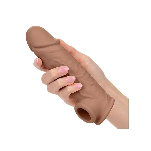 Life-Like Extension 7 Inch - Bruine huidskleur van het merk Performance Maxx - Penis Sleeves - online bestellen bij Masculum.nl. De discrete online seks-toys en erotisch heren ondergoed winkel voor gay & hetero mannen.
