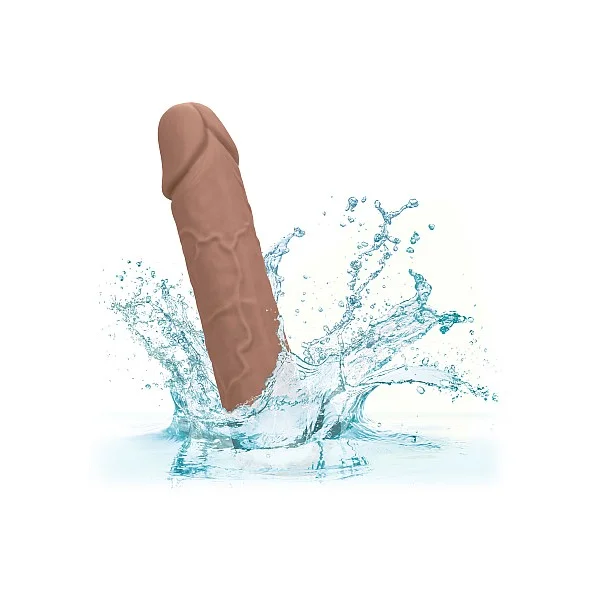 Life-Like Extension 8 Inch - Bruine huidskleur van het merk Performance Maxx - Penis Sleeves - online bestellen bij Masculum.nl. De discrete online seks-toys en erotisch heren ondergoed winkel voor gay & hetero mannen.